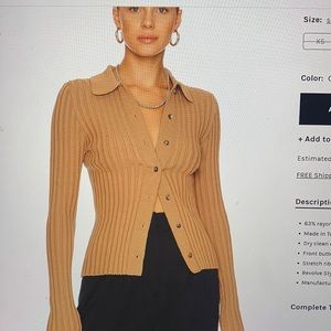 Anine Bing Joslyn Top